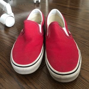 red low top vans